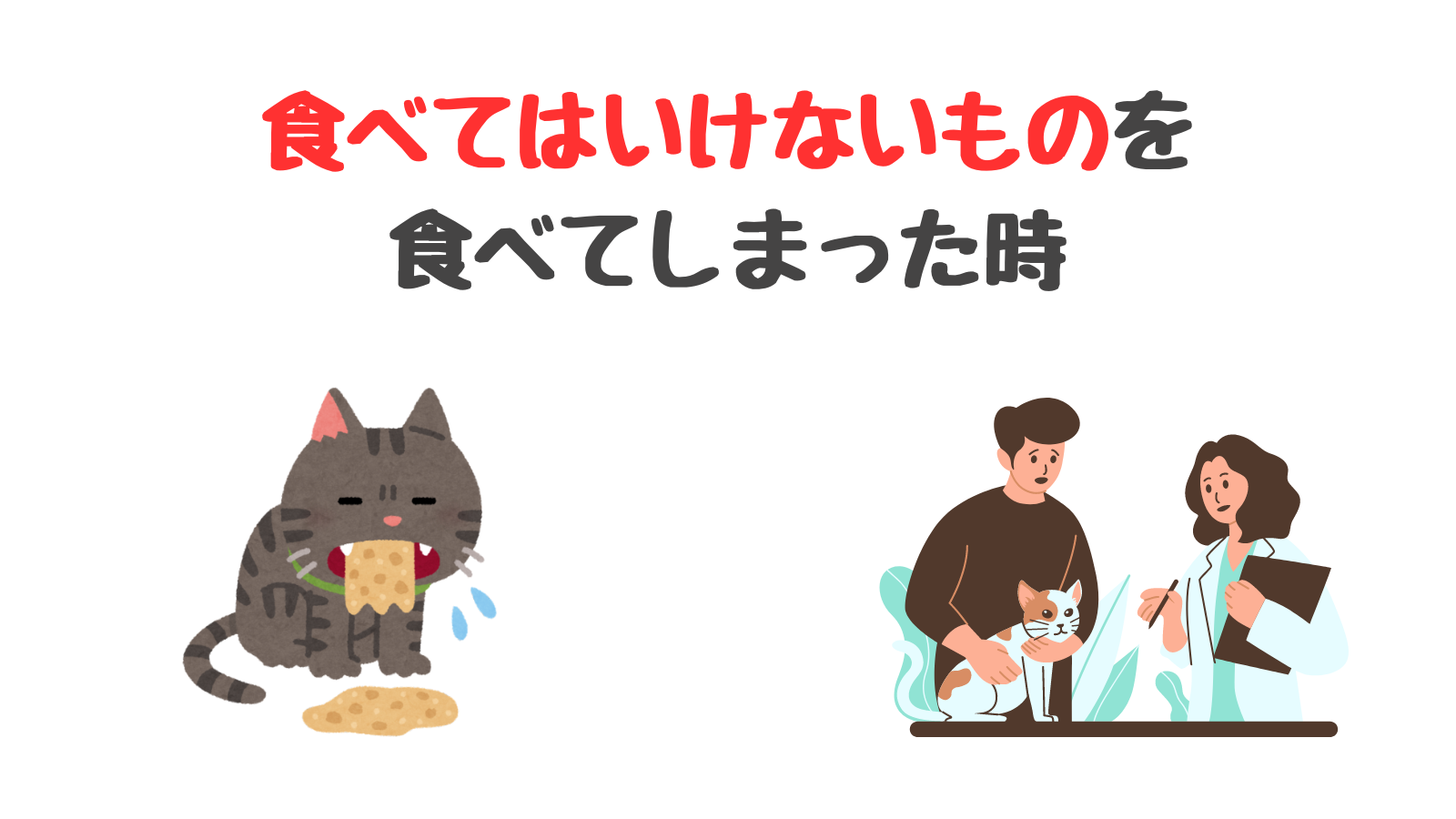 食べてはいけないもの食べる猫